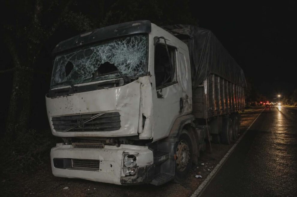 camion dañado