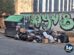 Durante los días de bloqueo la basura se acumuló en La Paz
