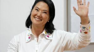 Fotografía de archivo de Keiko Fujimori en Lima (Perú).