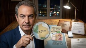 Análisis visual sobre las investigaciones que vinculan a Zapatero con Bolivia