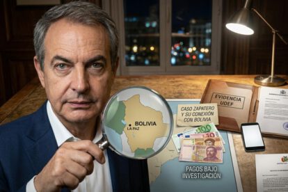 Análisis visual sobre las investigaciones que vinculan a Zapatero con Bolivia