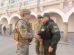 Imagen de las autoridades policiales y militares