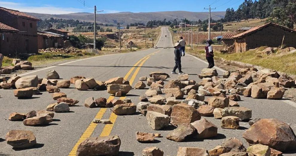 bloqueos en Bolivia