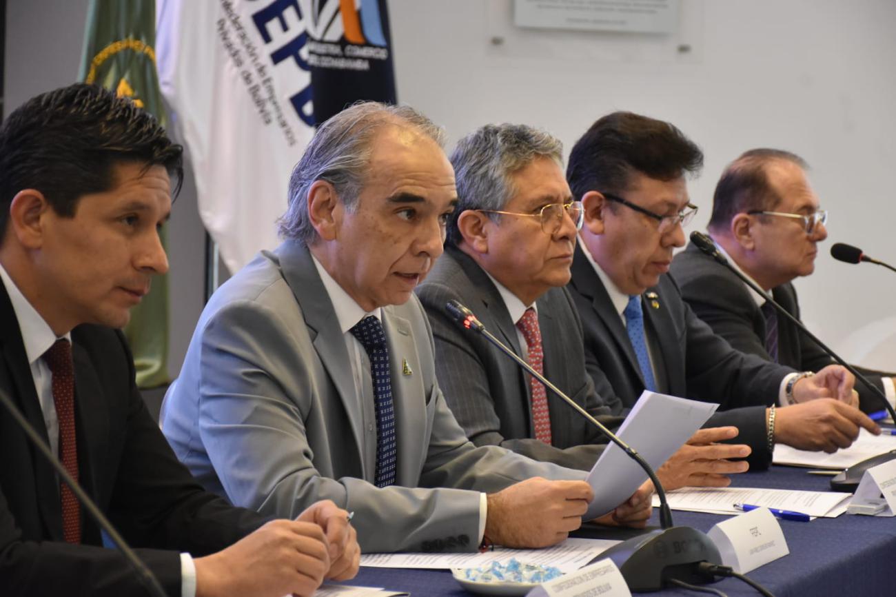 Juan Pablo Demeure Ramírez, presidente de la Federación de Entidades Empresariales Privadas de Cochabamba (FEPC)
