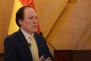 El presidente del Banco Central de Bolivia (BCB), David Espinosa