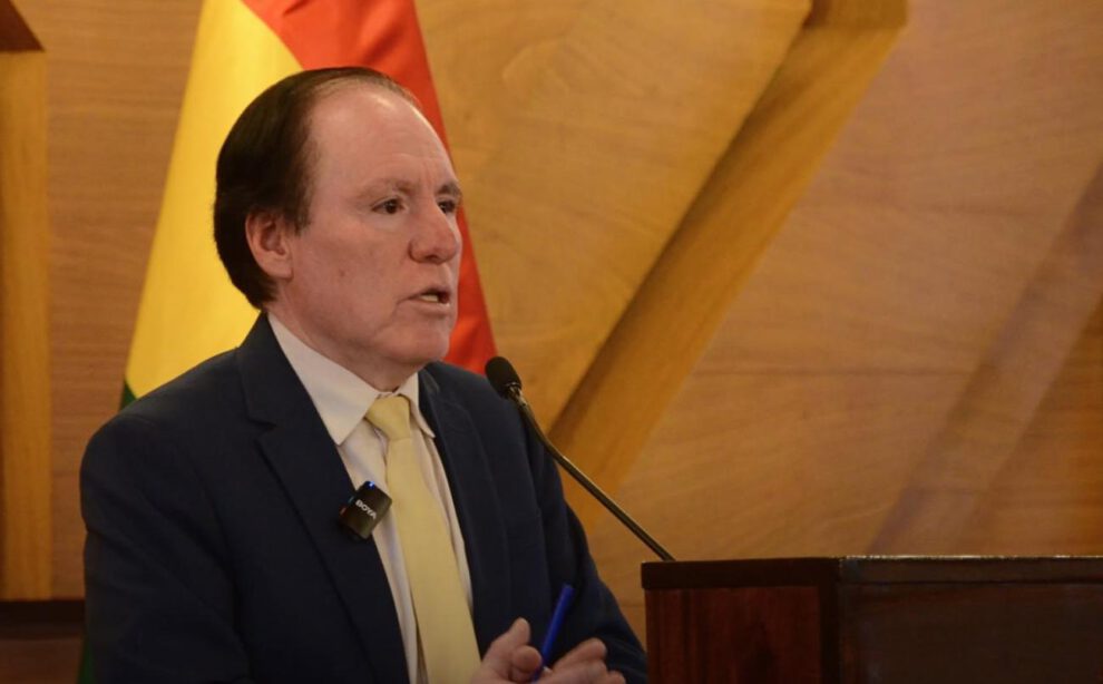 El presidente del Banco Central de Bolivia (BCB), David Espinosa