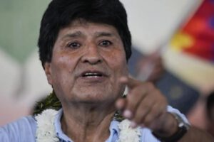 El expresidente Evo Morales