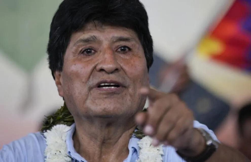 El expresidente Evo Morales