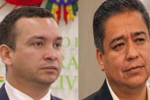 Romer Saucedo (TSJ) y José Luis Galvez (Vocero)