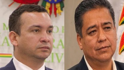 Romer Saucedo (TSJ) y José Luis Galvez (Vocero)