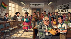 imagen de corrupcion generada por IA
