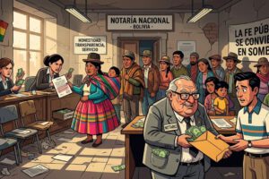 imagen de corrupcion generada por IA