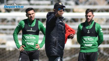 Selección Boliviana entrena en Huarina para el partido contra Colombia