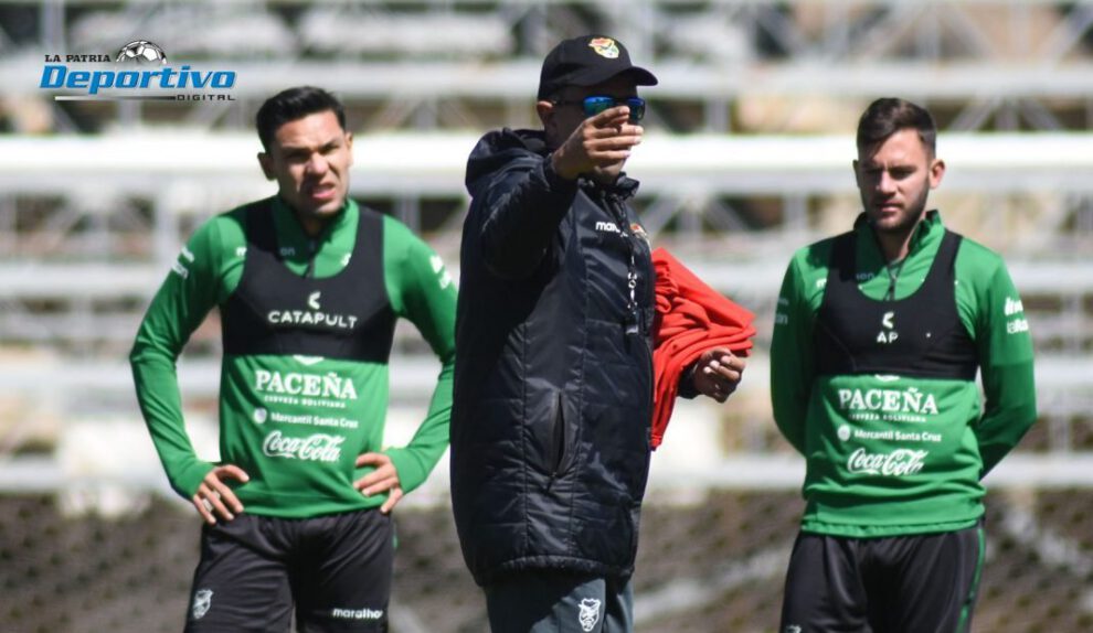 Selección Boliviana entrena en Huarina para el partido contra Colombia