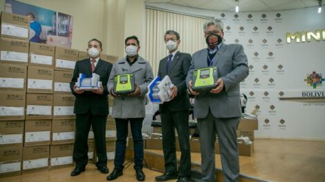 donación de equipos médicos para combatir el Covid-19