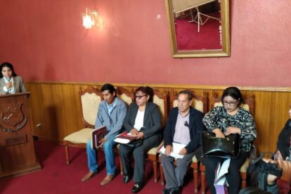 Informe de corte de gestión presentado por secretarios municipales en Oruro