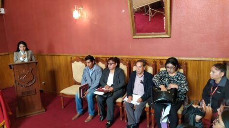 Informe de corte de gestión presentado por secretarios municipales en Oruro