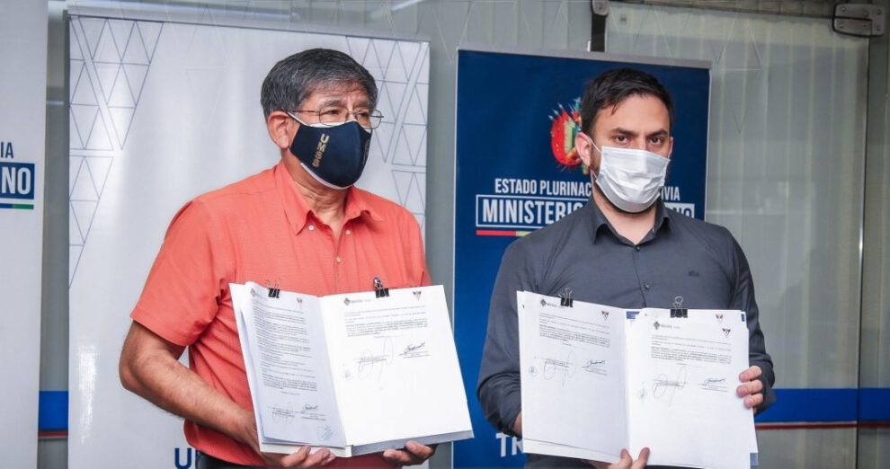 Convenio UMSS Ministerio de Gobierno para pasantías universitarias