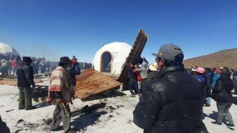 Defensa del salar de Thunupa por el Gaiocs y apoyo de subgobernadores