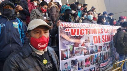Vigilia permanente por justicia en Sacaba y Senkata