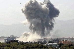 Ataque de un misil en Kabul