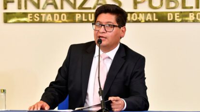 El ministro de Economía, Marcelo Montenegro, explica que el dinero recibido por el FMI es una asignación