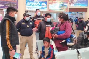 Operativos de control para viajar con un menor