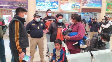 Operativos de control para viajar con un menor