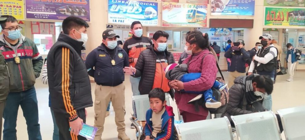 Operativos de control para viajar con un menor