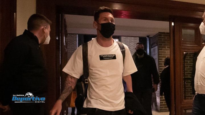 Messi en Venezuela para la concentración de la selección argentina