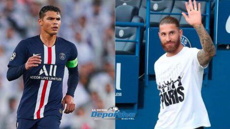 Thiago Silva expresa su molestia por la contratación de Sergio Ramos en el PSG