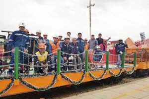 Tren navideño Oruro del 3 al 23 de diciembre