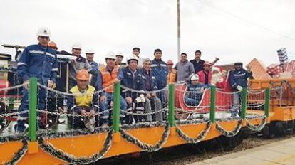 Tren navideño Oruro del 3 al 23 de diciembre