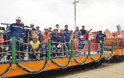 Tren navideño Oruro del 3 al 23 de diciembre