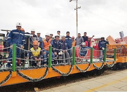 Tren navideño Oruro del 3 al 23 de diciembre