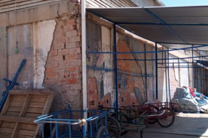 Mercado Campesino Kantuta en malas condiciones
