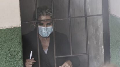 Cese de detención preventiva de Jeanine Añez