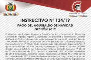 Aguinaldo de Navidad instruido por el Ministerio de Trabajo