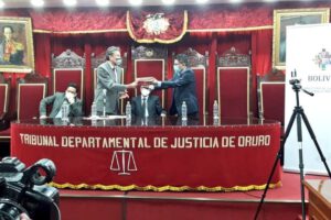 Reforma judicial en Bolivia iniciada por Iván Lima en Oruro