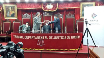 Reforma judicial en Bolivia iniciada por Iván Lima en Oruro