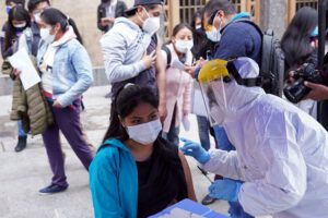 Vacunación en Bolivia
