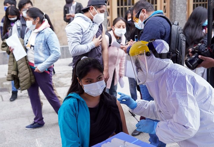 Vacunación en Bolivia