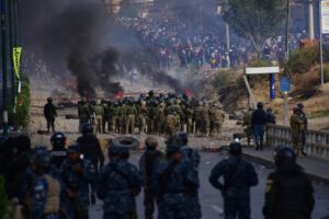 Represión de 2019 en Sacaba por la Fuerza Aérea Boliviana