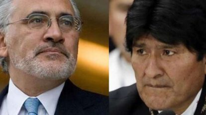 Acusaciones entre Carlos Mesa y Evo Morales