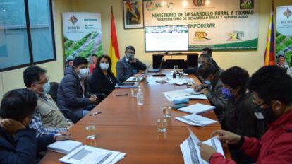 Producción de alimentos en proyectos productivos