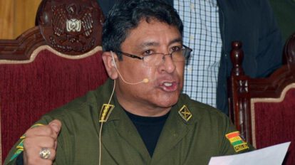 El excomandante de la Policía, Yuri Calderón