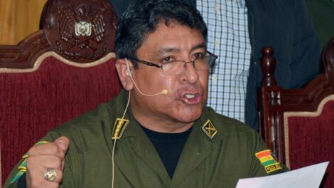 El excomandante de la Policía, Yuri Calderón