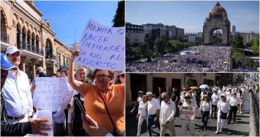 Protestas en México por la falta de seguridad