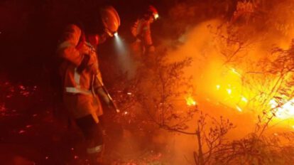 Incendio en Sacaba afectó 730 hectáreas