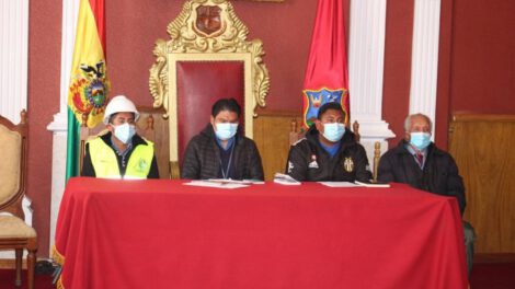 Actividades por el Día del Peatón en Oruro